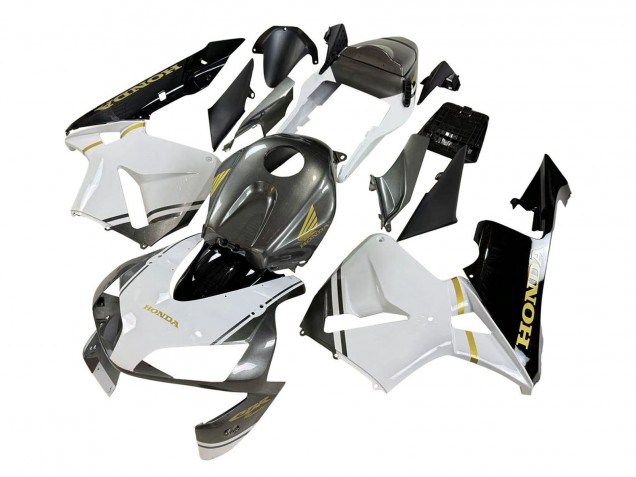 2003-2004 Honda CBR600RR Motorcycle Fairings - White Yellow Grey Black UK