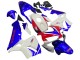 2003-2004 Honda CBR600RR Motorcycle Fairings - White Blue Red HRC UK