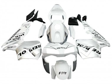 Best 2003-2004 Honda CBR600RR Motorcycle Fairings - White Silver Black Repsol UK
