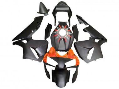 Best 2003-2004 Honda CBR600RR Motorcycle Fairings - Matte Black Orange UK