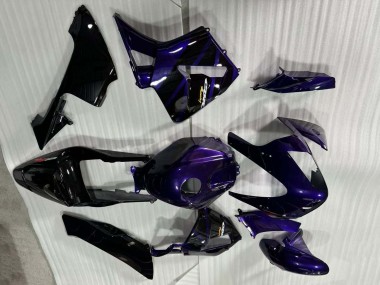 Best 2003-2004 Honda CBR600RR Motorcycle Fairings - Dark Blue Glossy Black UK