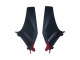 2003-2004 Honda CBR600RR Motorcycle Fairings - Red Glossy Black Matte Black UK