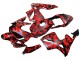 2003-2004 Honda CBR600RR Motorcycle Fairings - Black Red Grey Camouflage UK