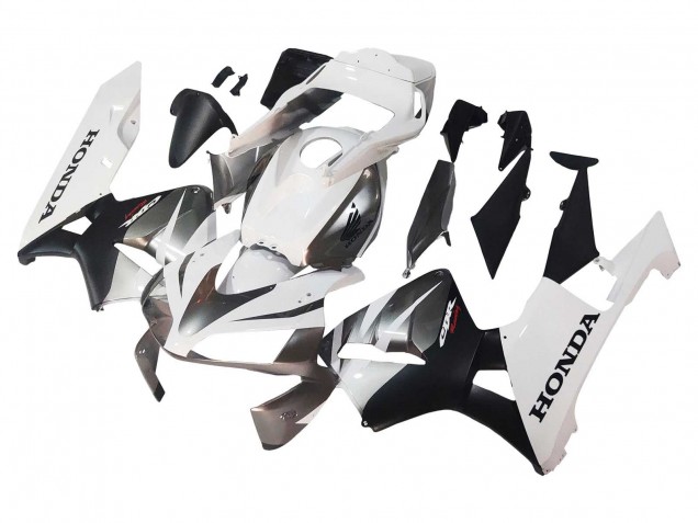 2003-2004 Honda CBR600RR Motorcycle Fairings - White Matte Black Racing UK