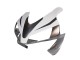 2003-2004 Honda CBR600RR Motorcycle Fairings - White Matte Black Racing UK