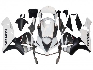 Best 2003-2004 Honda CBR600RR Motorcycle Fairings - White Matte Black Racing UK