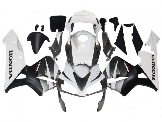 2003-2004 Honda CBR600RR Motorcycle Fairings - White Matte Black Racing UK