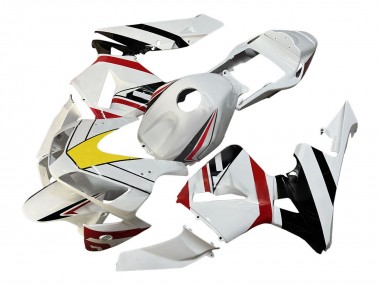 Best 2003-2004 Honda CBR600RR Motorcycle Fairings - White Red Yellow Black UK