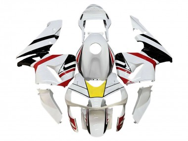 Best 2003-2004 Honda CBR600RR Motorcycle Fairings - White Red Yellow Black UK