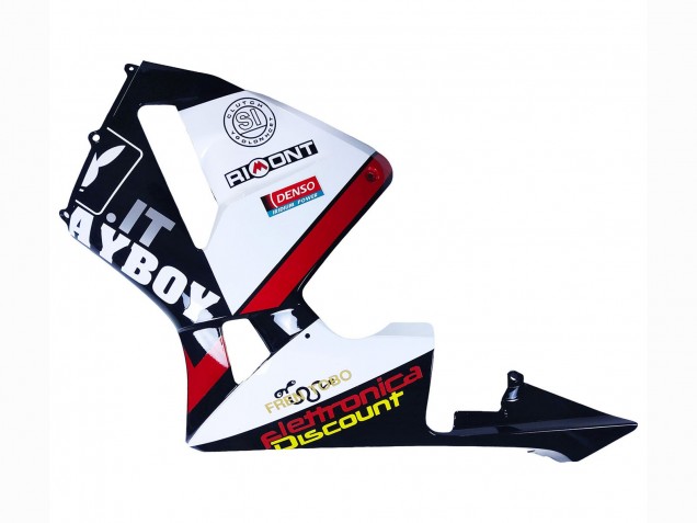2003-2004 Honda CBR600RR Motorcycle Fairings - White Red Glossy Black DENSO Rimont UK
