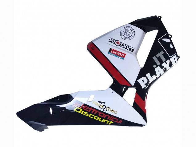 2003-2004 Honda CBR600RR Motorcycle Fairings - White Red Glossy Black DENSO Rimont UK