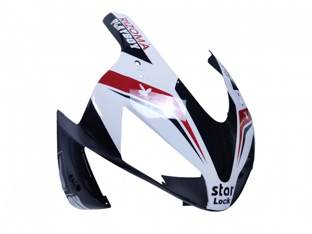 2003-2004 Honda CBR600RR Motorcycle Fairings - White Red Glossy Black DENSO Rimont UK