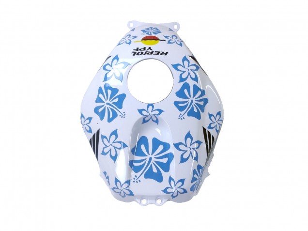 2003-2004 Honda CBR600RR Motorcycle Fairings - White Blue Red Nastro Azzurro 46 UK