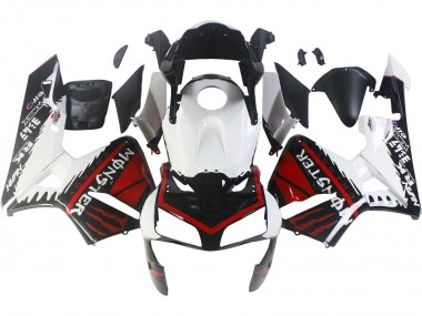 Best 2003-2004 Honda CBR600RR Motorcycle Fairings - White Red Glossy Black Monster UK