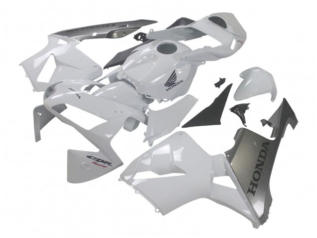 2003-2004 Honda CBR600RR Motorcycle Fairing - Silver White UK