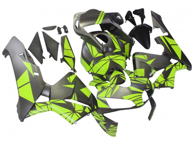 2003-2004 Honda CBR600RR Motorcycle Fairings - Yellow Matte Black UK