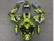 2003-2004 Honda CBR600RR Motorcycle Fairings - Yellow Matte Black UK