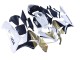 2005-2006 Honda CBR600RR Motorcycle Fairings - Gold White Black UK