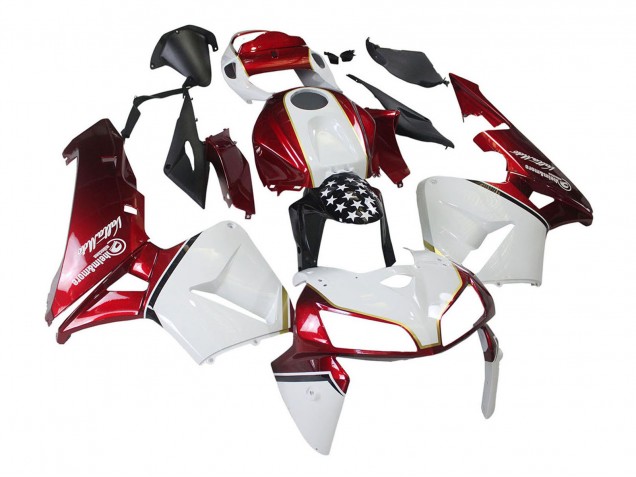 2005-2006 Honda CBR600RR Motorcycle Fairing Kits - Red White Black UK
