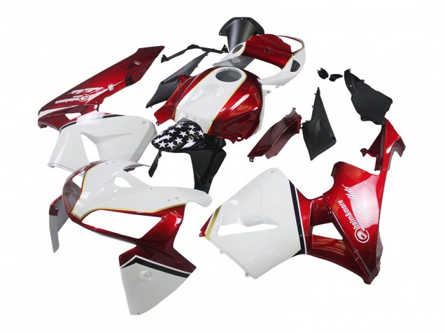 2005-2006 Honda CBR600RR Motorcycle Fairing Kits - Red White Black UK