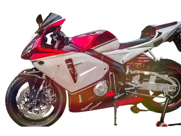 2005-2006 Honda CBR600RR Motorcycle Fairing Kits - Red White Black UK