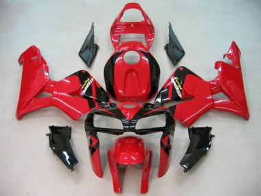 Best 2005-2006 Honda CBR600RR Motorcycle Fairing - Red Black UK