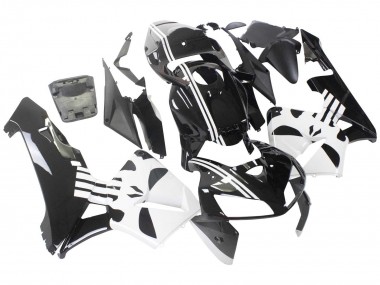 Best 2005-2006 Honda CBR600RR Motorcycle Fairing - Black White UK