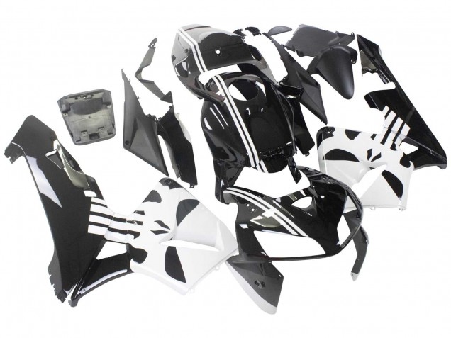 2005-2006 Honda CBR600RR Motorcycle Fairing - Black White UK