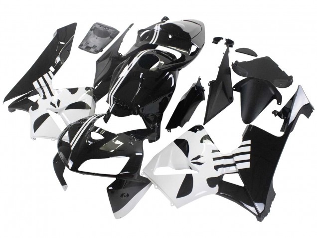 2005-2006 Honda CBR600RR Motorcycle Fairing - Black White UK