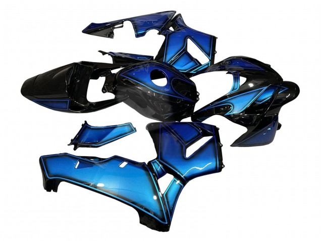 2005-2006 Honda CBR600RR Motorcycle Fairings - Blue Black UK