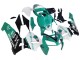 2005-2006 Honda CBR600RR Motorcycle Fairings - Light Green White Glossy Black Joe Rocket UK