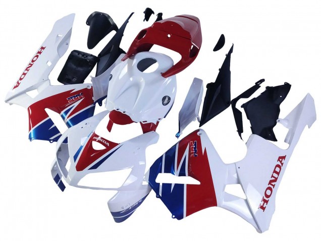 2005-2006 Honda CBR600RR Motorcycle Fairing - White Red Blue HRC UK