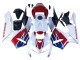 2005-2006 Honda CBR600RR Motorcycle Fairing - White Red Blue HRC UK