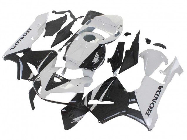 2005-2006 Honda CBR600RR Motorcycle Fairing - White Black UK
