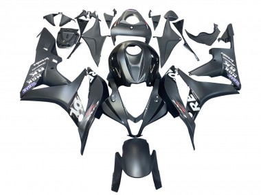 Best 2007-2008 Honda CBR600RR Motorcycle Fairing - Matte Black White Repsol UK