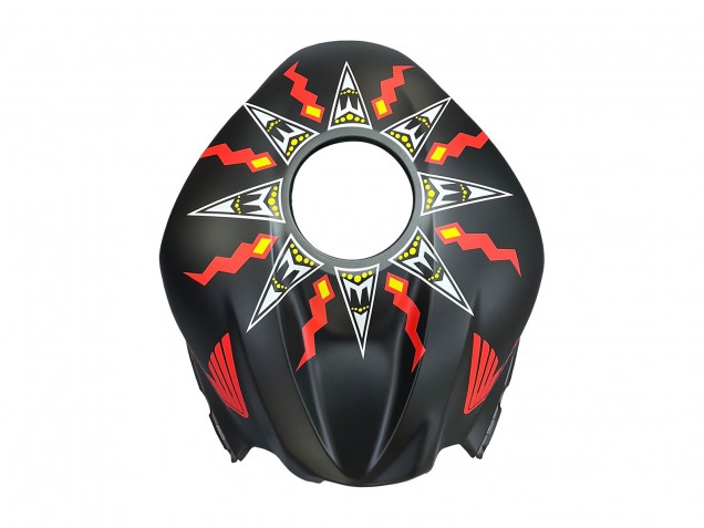 2007-2008 Honda CBR600RR Motorcycle Fairings - Matte Black Orange Red Rossi Repsol 46 UK