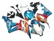 2007-2008 Honda CBR600RR Motorcycle Fairings - Orange White Red Blue Repsol UK