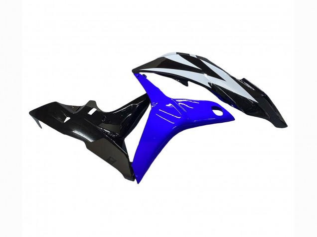 2007-2008 Honda CBR600RR Motorcycle Fairing - White Blue Glossy Black UK