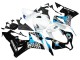 2007-2008 Honda CBR600RR Motorcycle Fairings - White Light Blue Glossy Black UK