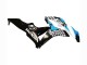 2007-2008 Honda CBR600RR Motorcycle Fairings - White Light Blue Glossy Black UK