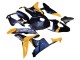 2007-2008 Honda CBR600RR Motorcycle Fairings - Orange Dark Blue Trick Star 06 UK