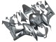 2007-2008 Honda CBR600RR Motorcycle Fairings - Silver Grey UK