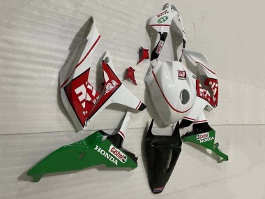 Best 2007-2008 Honda CBR600RR Motorcycle Fairings - White Green Red Castrol UK