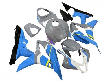 Best 2007-2008 Honda CBR600RR Motorcycle Fairings - Nardo Grey Blue White Glossy Black UK
