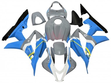 Best 2007-2008 Honda CBR600RR Motorcycle Fairings - Nardo Grey Blue White Glossy Black UK