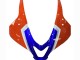 2007-2008 Honda CBR600RR Motorcycle Fairings - Silver Blue Red HRC UK