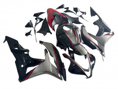 Best 2007-2008 Honda CBR600RR Motorcycle Fairings - Silver Red Glossy Black UK