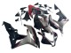 2007-2008 Honda CBR600RR Motorcycle Fairings - Silver Red Glossy Black UK