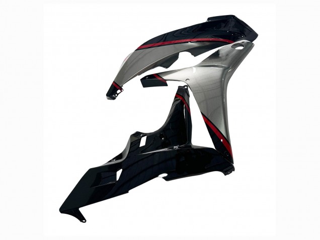 2007-2008 Honda CBR600RR Motorcycle Fairings - Silver Red Glossy Black UK