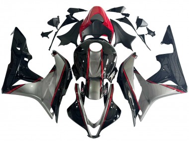 Best 2007-2008 Honda CBR600RR Motorcycle Fairings - Silver Red Glossy Black UK